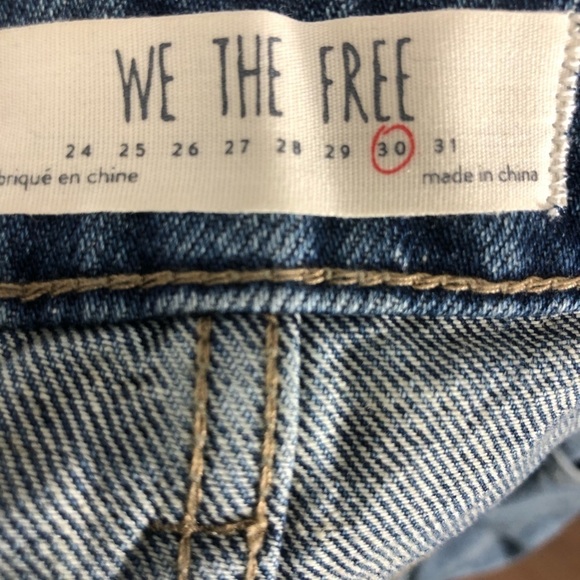 We the Free Free People Zip It Up Denim Mini Skirt - Picture 9 of 9